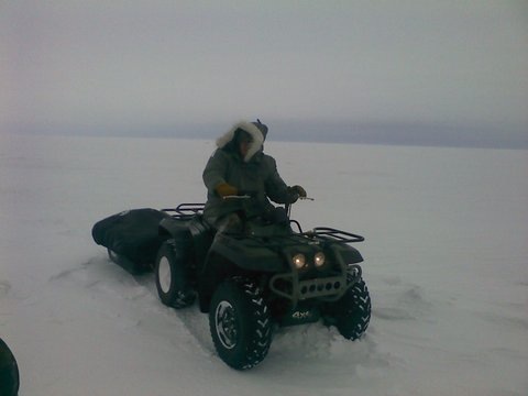 Doug on four wheeler